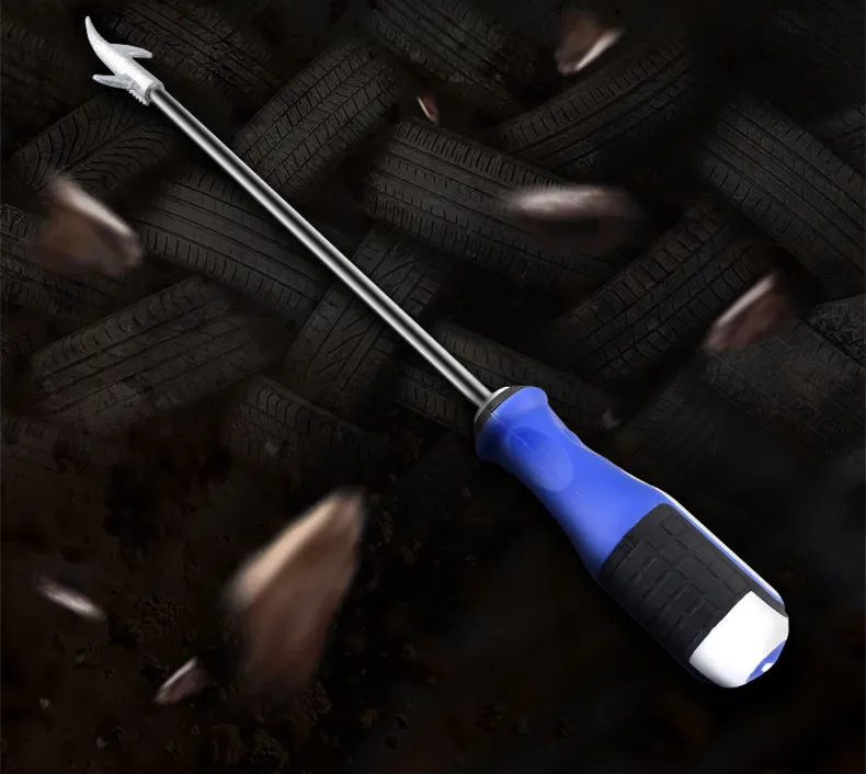 

Car tire stone-clearing hook stone-clearing tool multi-function car tire stone-lifting hook gap scraper remover