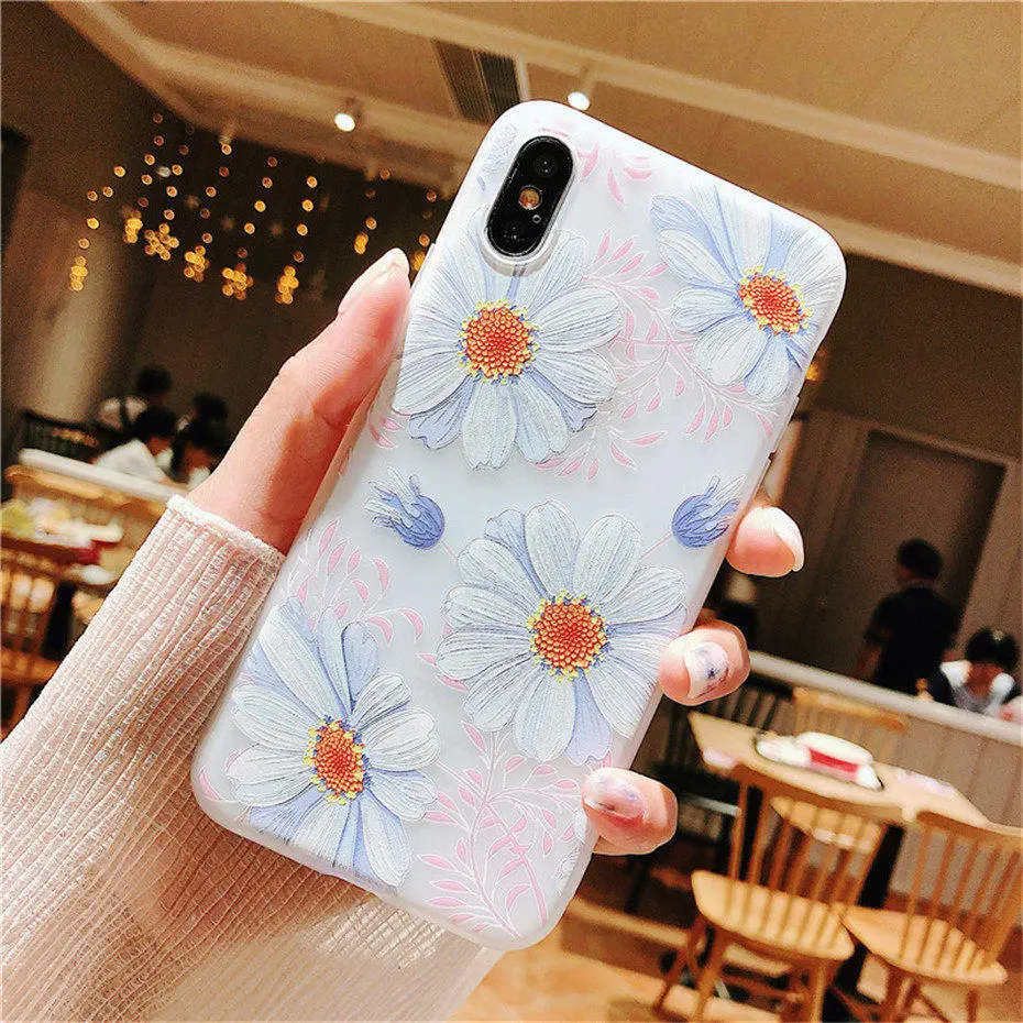 COQUEN Soft Case For iPhone 7 8 6 Plus X Xs Max Xr Phone Cases Silicone TPU Girls Matte Back Cover For iPhone 7 6 5s se Case On (14)