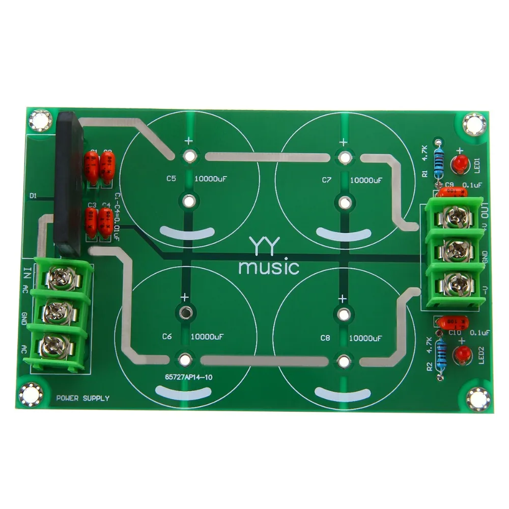 25A Audio Rectifier Filter Dual Power Supply Board Fr TDA8920 LM3886 TDA7293 Amp