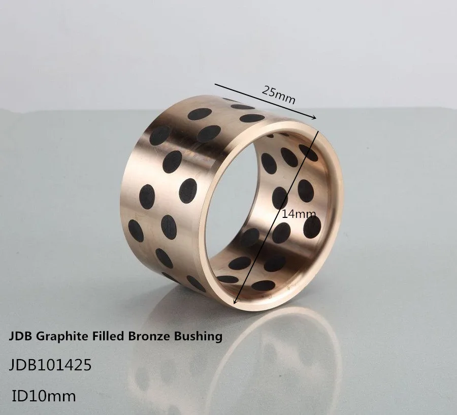 JDB101425 brass graphite bearing 2pcs/ metal impregnated graphite