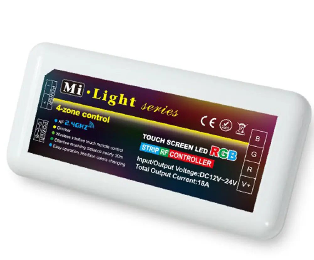 2 4G 4-зоны группы RGB контроллер Диммер 4 ГГц для 5050 3528 Светодиодный светильник |