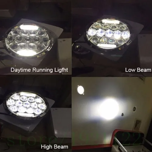 75w 7inch led healight with DRL Philips 9