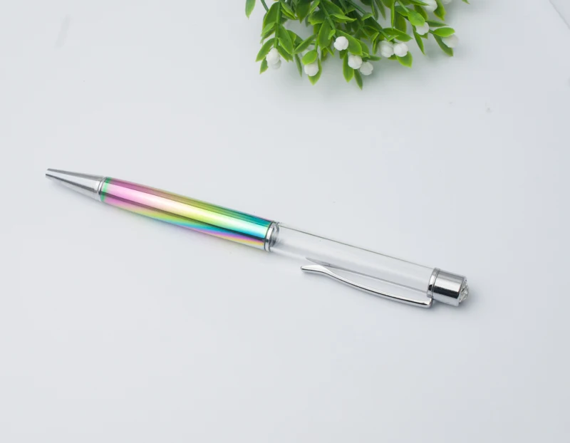 Высококачественные, для творчества Сделано Кристалл Цветной шариковая ручка металл пустая ручка день рождения подарок ко Дню Святого Валентина цвет опт