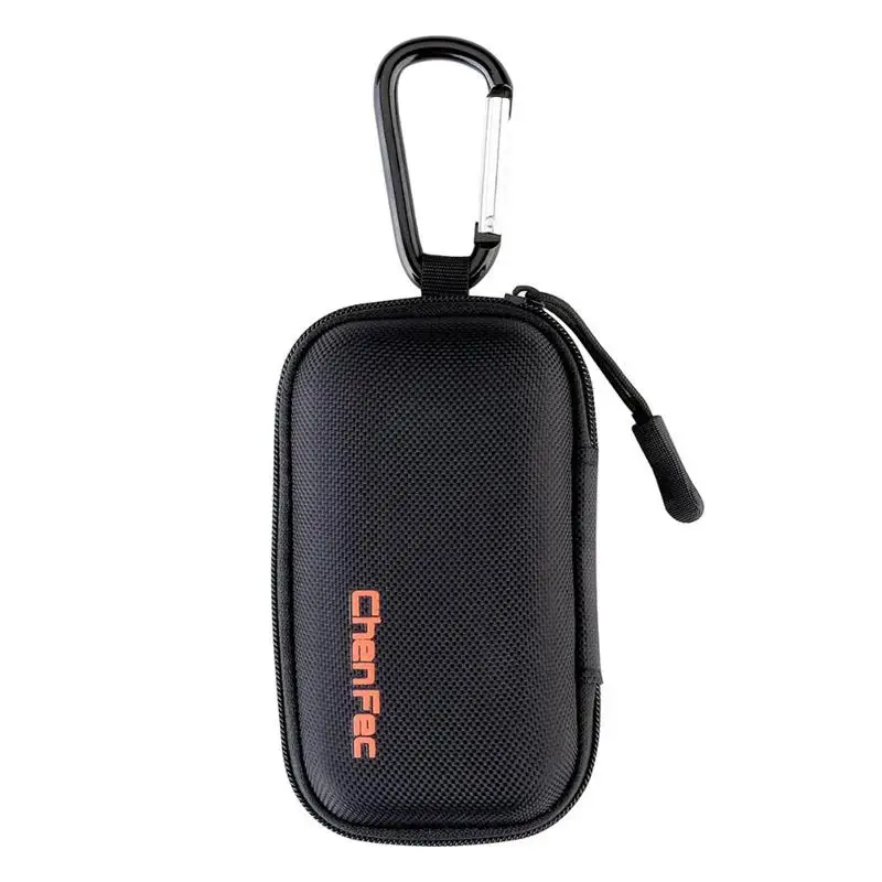 

MP3 Player Case Digital MP3 Storage Case/Bag Data Cable Package Zipper Bag Portable Zip Lock Organizer Case with Metal Carabiner