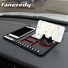 Многофункциональный временный Знак Парковки приборная панель липкий коврик Крепление нескользящий автомобильный Стайлинг подставка силиконовый чехол для мобильного телефона держатель