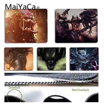

MaiYaCa Custom Skin Cool Movie Predator Warrior Pattern Alien Monster Printed Anti-Slip Computermats Size for 18x22cm 25x29cm