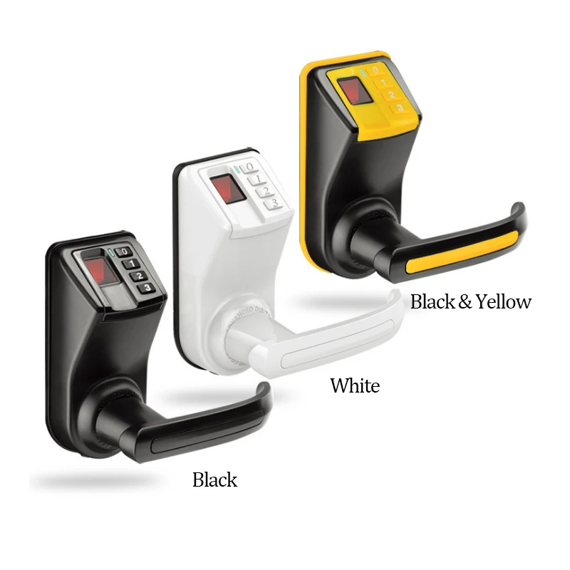 Smart Fingerprint Door Lock Biometric Digital Code Password Keyless Trinity Lock Access Control LS9 Black L&S SL16-001BK-2 Smart Fingerprint Door Lock Biometric Digital Code Password Keyless Trinity Lock Access Control LS9 Black L&S SL16-001BK-2