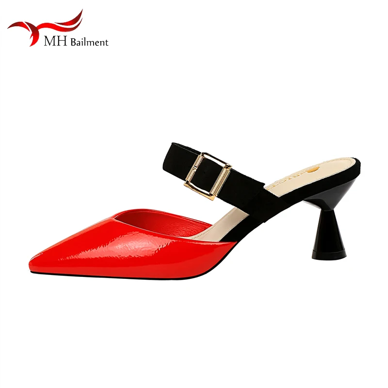 

Women high heels sexy luxury high heel sandals ladies wedding party high heels 2019 summer new ladies high heel slippers F34