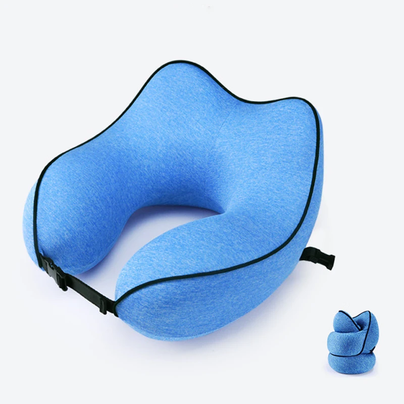 Foldable U shaped Car Seat Neck Pillow Auto Headrest Pillow Universal