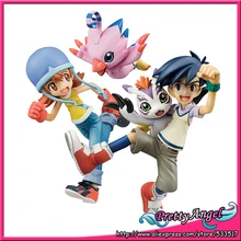 PrettyAngel-megahouse натуральный ограниченный выпуск G.E.M Приключения Дигимонов Sora Takenouchi& Piyomon/Joe Kido& Gomamon набор