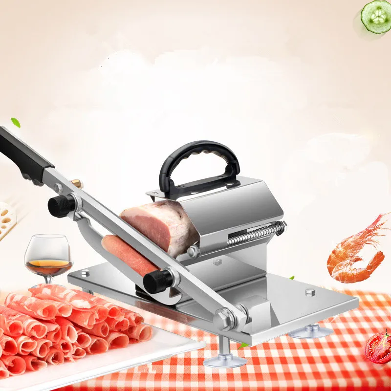 manual spring meat cutting machine Meat slicer manual beef fat mutton