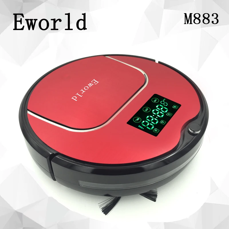 Робот-пылесос Eworld с большим мусорным ящиком, Электронный беспроводной пылесос, большая швабра с самозарядкой для уборки полов дома