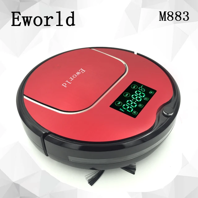 Cheap Eworld Robot Vacuum Cleaner With Big Garbage Box Electronics Cordless Cleaner Big Mop Self charging For House Floor Cleaning