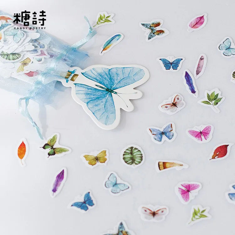

100 pcs/pack The Beauty of Nature Decorative Stickers Adhesive Stickers DIY Decoration Craft Scrapbooking Stickers