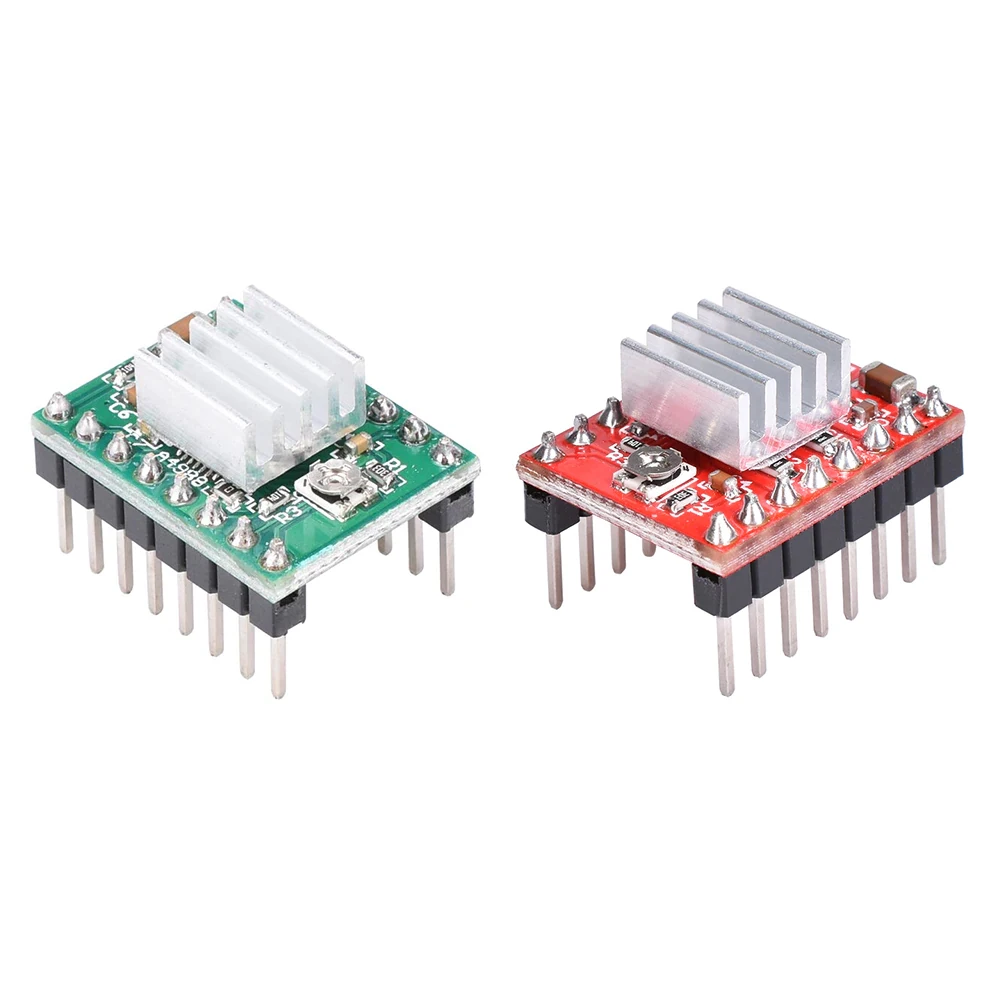 

BIGTREETECH HR4988 Stepper Motor Driver RepRap A4988 Control Module Ultra Silent with Heatsink Microstep Driver for 3D Printer