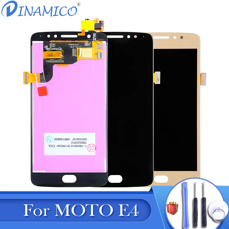 

Dinamico 5.0inch XT1763 LCD For MotoRola Moto E4 LCD With Touch Screen Digitizer Assembly For Moto E 4th Gen XT1766 Display