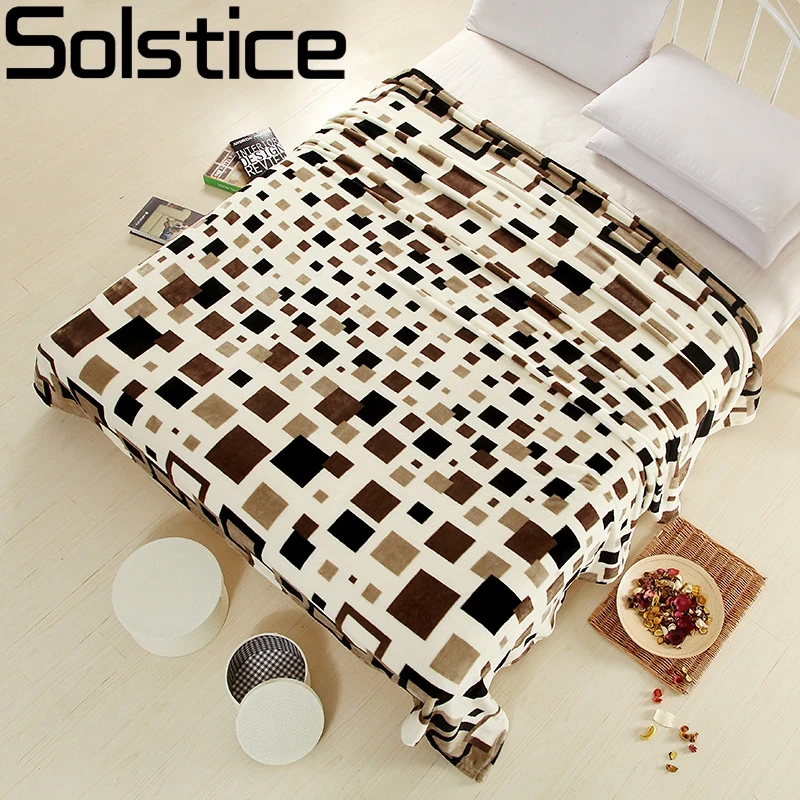 2018 Family bedclothes Flannel blankets Single Double Bed Blanket