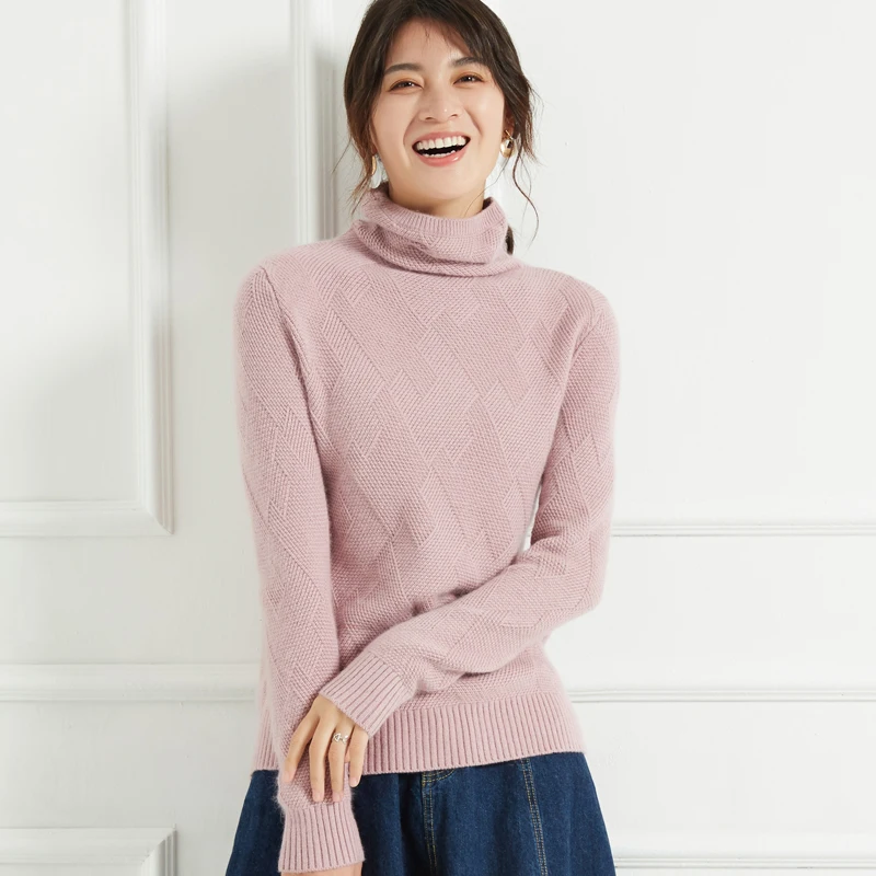 ZEHANGSEA-Winter new women's pullover high collar short simple fashion elegant comfortable ladies large size sweater-Shipping ZEHANGSEA-Winter new women's pullover high collar short simple fashion elegant comfortable ladies large size sweater-Shipping