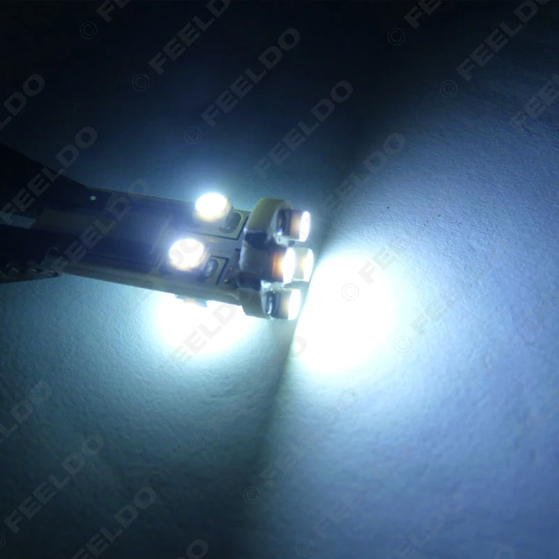 200 шт. T10 8LED 8 Smd 3528 1210 без ошибок OBC 194 168 W5w интерьер приборная лампочка AC/DC 12 V# FD-2642