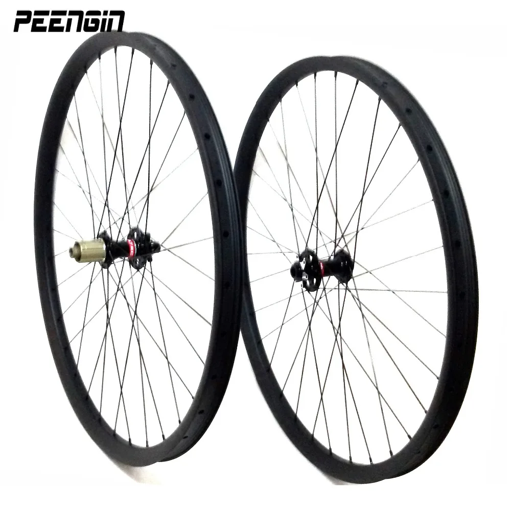 HSQMA MTB Disco Freno Ruedas Juego 26 Pulgadas Bicicleta Montaña Llanta Liberación Rápida Rueda Delantera Trasera 32H Buje Para 7/8 Velocidad Volante De Tornillo (Color : Red, Size : 26