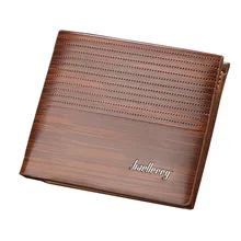 Fashion Solid Leather Men s Wallets Simple Style Purse for man Card Holders male Money bag