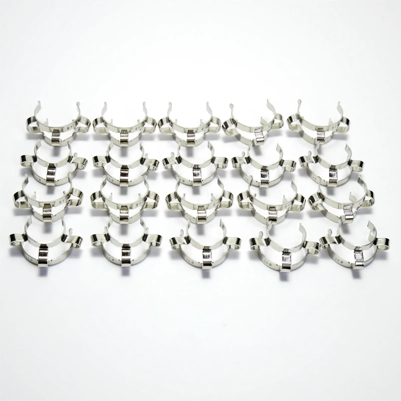 

20 Pieces 14#,Metal Clip,Steel Keck Clamp,14/23 & 14/20 Glass Ground Joint