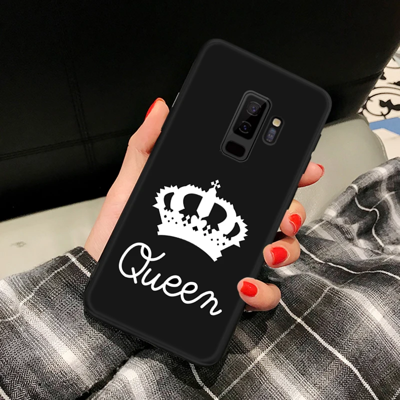 Парный чехол для телефона с королевской короной Samsung Galaxy S10 Lite S9 S8 Plus 2018 модный