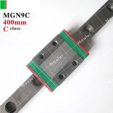 HIWIN MGN9C mini MGN9 slider with 400mm MGNR9 linear guide rail for 3d printer High efficiency CNC parts 9 mm MGN