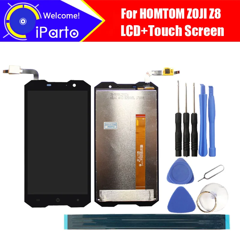 

5.0 inch HOMTOM ZOJI Z8 LCD Display+Touch Screen Digitizer Assembly 100% Original New LCD+Touch Digitizer for ZOJI Z8+Tools