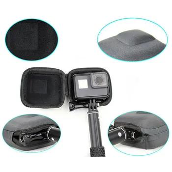 

Portable Small Bag For GOPRO Hero7/6 Frame Waterproof Shell Accessories Storage Bag Black