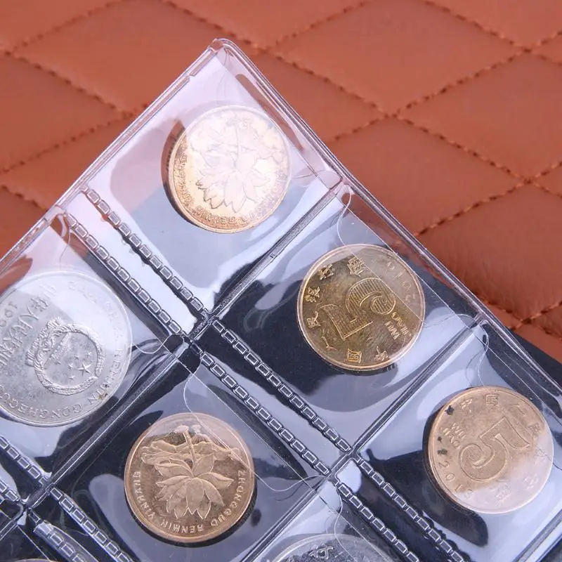 

120 Pockets Coin Album Collection Book Mini Storage Penny Money Collecting Coin Holders For Collector Gifts Supplies Convenient