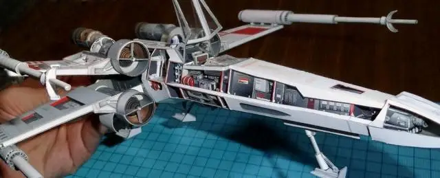 3D бумажная модель Звездные войны X крыло X Истребитель Самолет DIY игрушка ручной работы