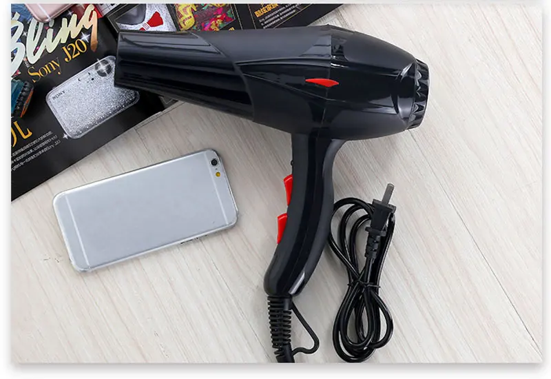 Secador de Cabelo Quente e Frio Secador de Cabelo para Salão com 10 Presentes Ajuste Profissional para Salão Barbeiro Uso Doméstico 3200 ar 8 High Quality Eletrodomésticos