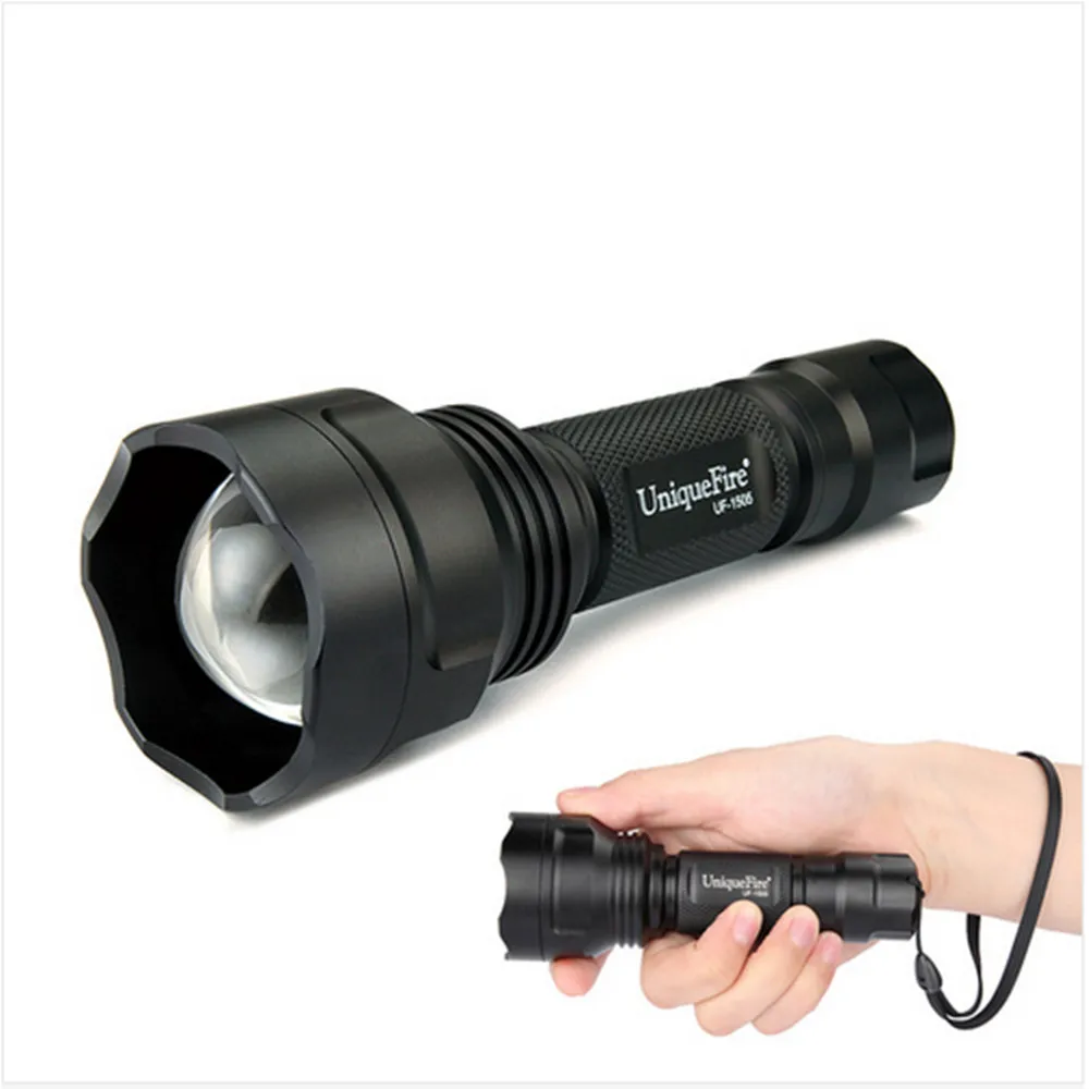 Uniquefire 1505 масштабируемый Новый T38 850NM ИК светодиодный фонарик для охоты Torche 3