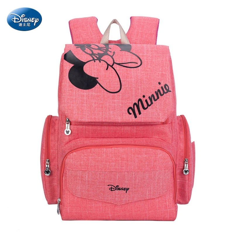 Disney Мумия сумка для подгузников, сумка-рюкзак для ухода за ребенком, рюкзак для путешествий disney Микки и Минни Маус сумки, сумка в руку, ZT001