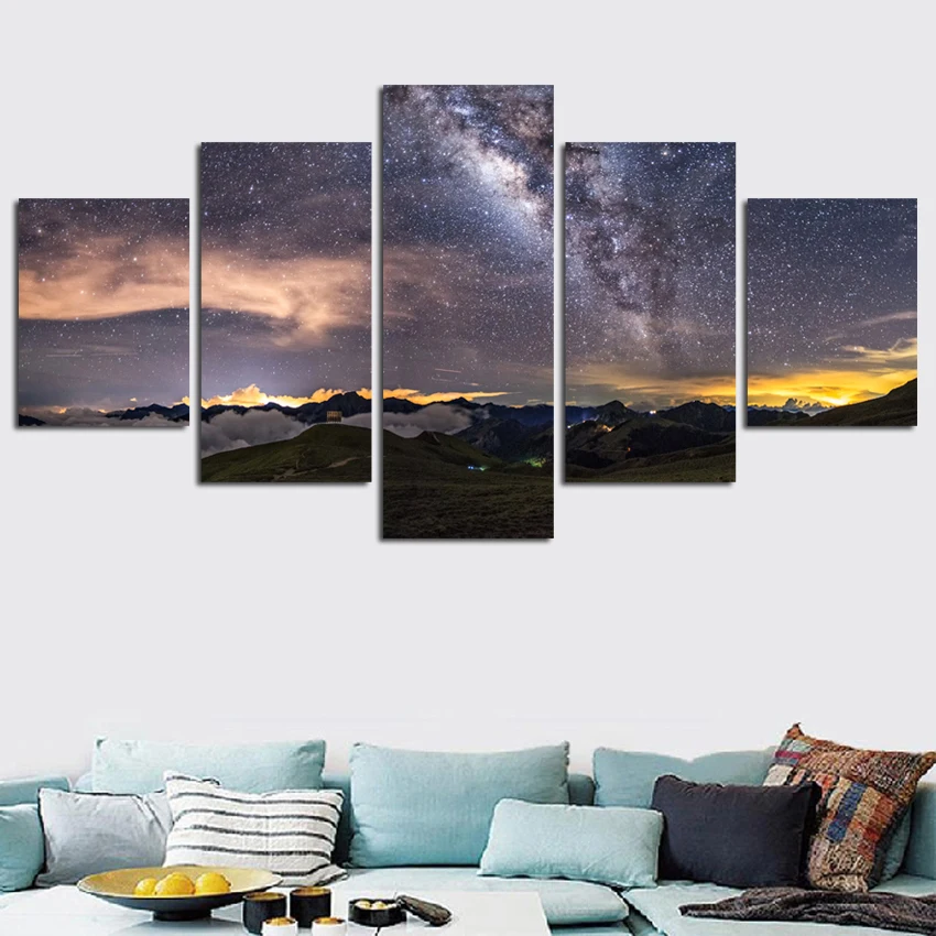 Universe Star Earth Astronomy Beautiful HD Photography Canvas