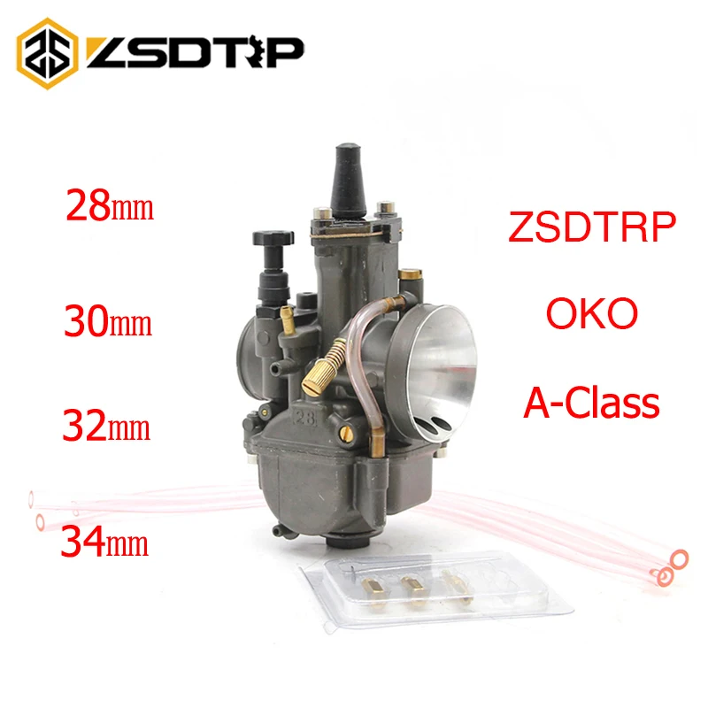 ZSDTRP a класс Мотоцикл 28 30 32 34 мм OKO карбюратор PWK Carburador Подходит для Honda Yamaha Dirt Bike 125cc