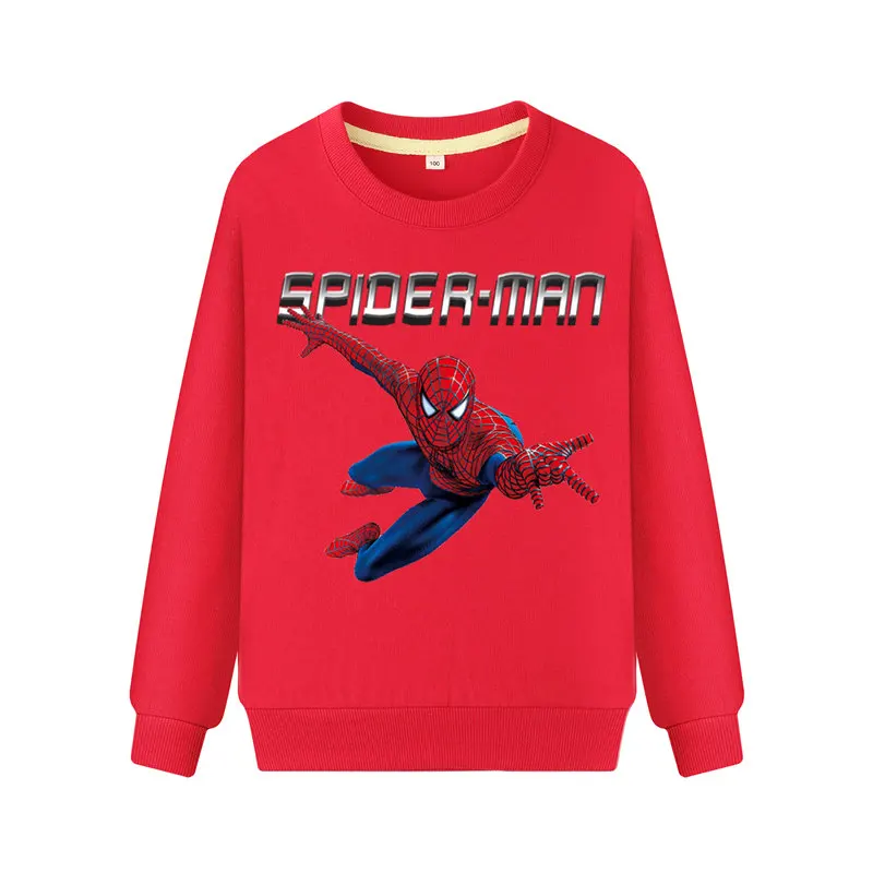 Boys Girls Long Sleeve Hoodies Costume Clothing Children Spidenman Print Hoodie Coats Kids Baby Casual Pullover Sweatshirt WK133 (4)