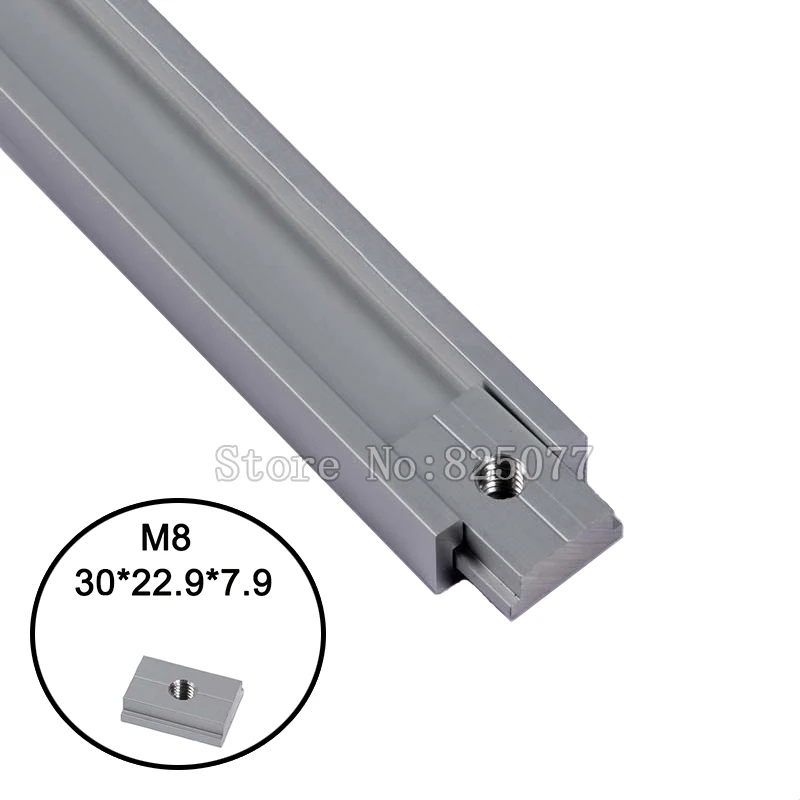 

Free Shipping M8 T-Slider 20pcs for T-slot for Various Woodworking Jigs Size 30*22.9*7.9mm KF1090