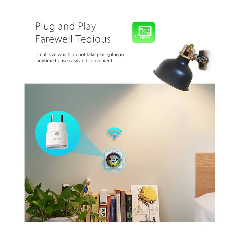 Смарт розетка NEO Coolcam с поддержкой Wi Fi и функцией таймера|outlet|outlet wifioutlet plug |