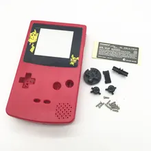Красный корпус на замену Чехол w/ограничительное стекло для NAND Запчасти для Gameboy GBC