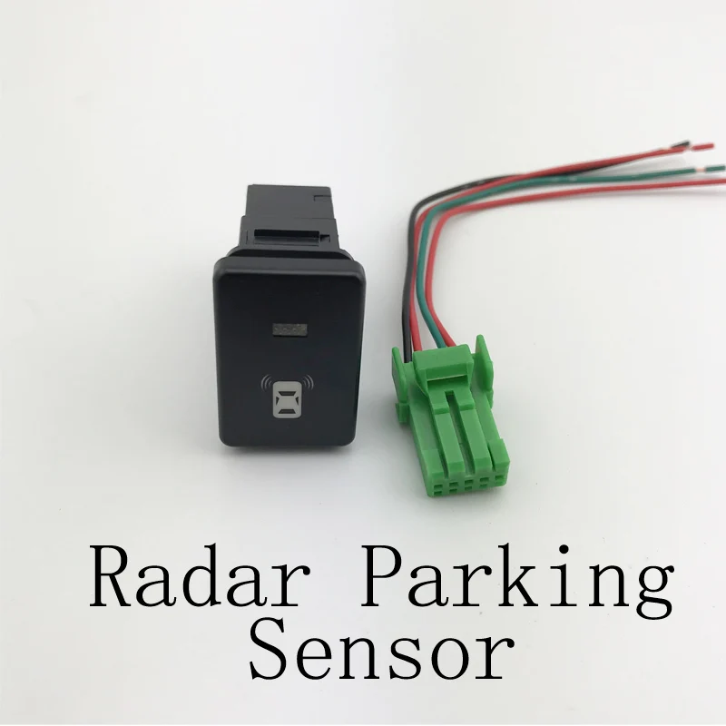 

1PC Power Supply Radar Parking Sensor Volume Monitor Music Switch Button with wire For Toyota Land Cruiser (2007-2016)