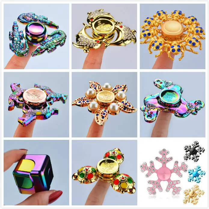 2017 rainbow diamonds dolphin fashionable fidget spinner finger handspinner metal alloy 2017 rainbow diamonds dolphin fashionable fidget spinner finger handspinner metal alloy