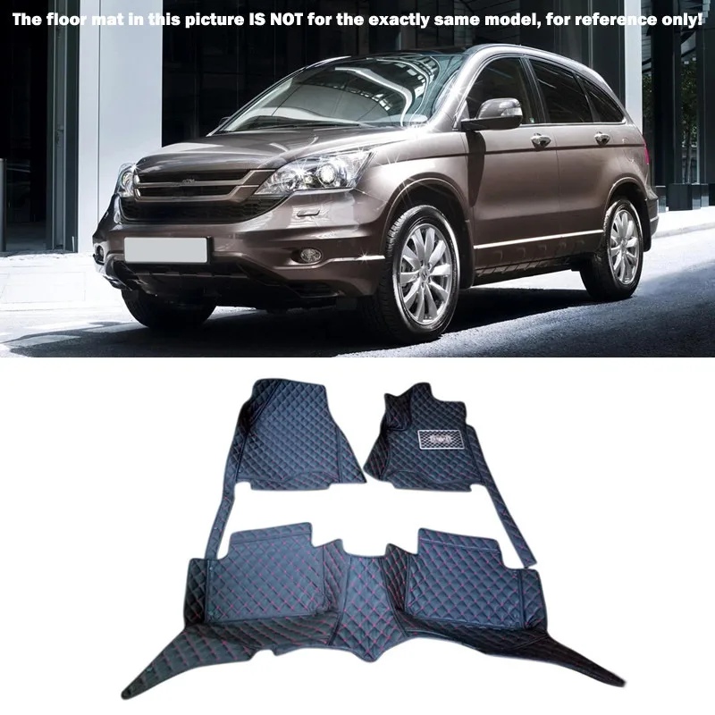 

2007-2011 For Honda FOR CRV 2007 2008 2009 2010 2011 Quality Interior Leather Carpet Inner Car Foot Mat 1 SET