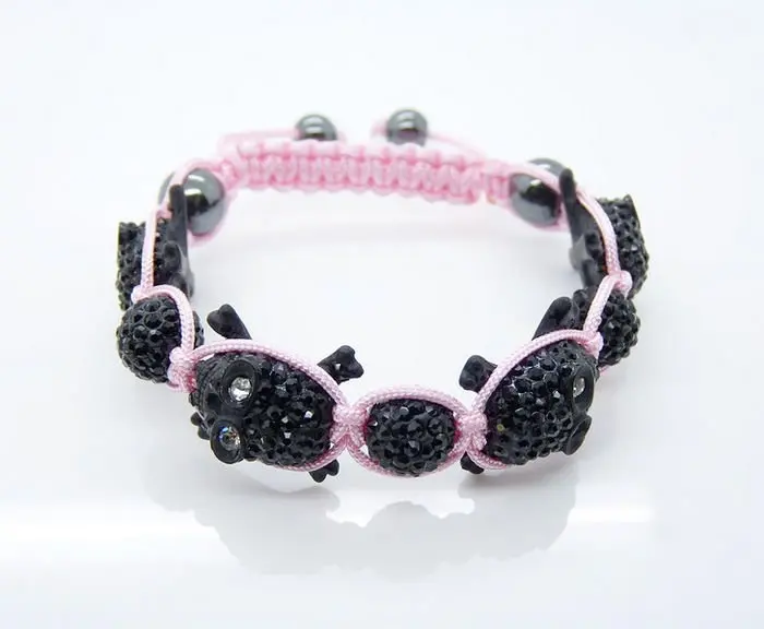 Free Shipping Tresor Paris Wholesale New Shamballa Bracelets Micro Pave CZ Disco Ball Bead TB152 | Украшения и аксессуары