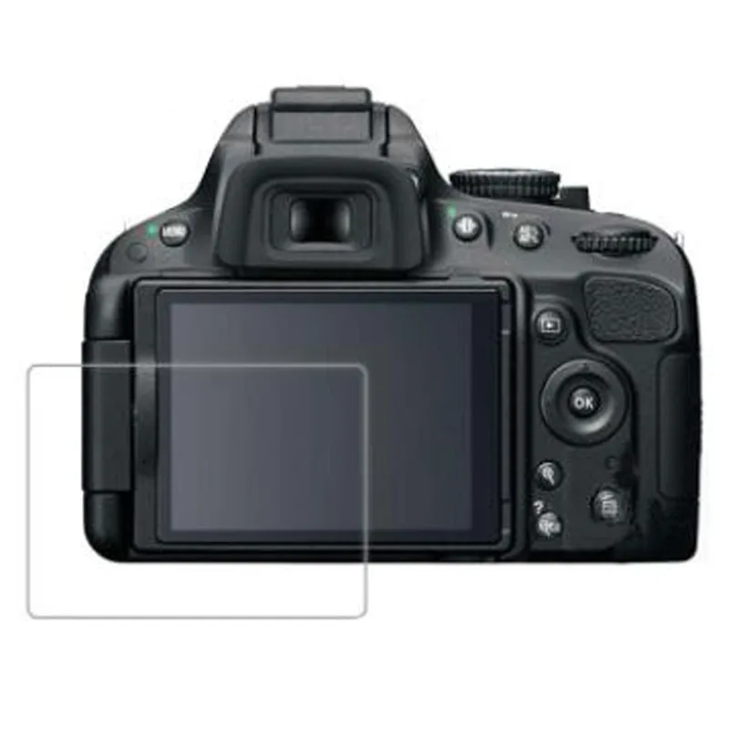 Tempered Glass Protector Guard Cover for Nikon D5100 D5200 DSLR Camera LCD Display Screen Protective Film Protection