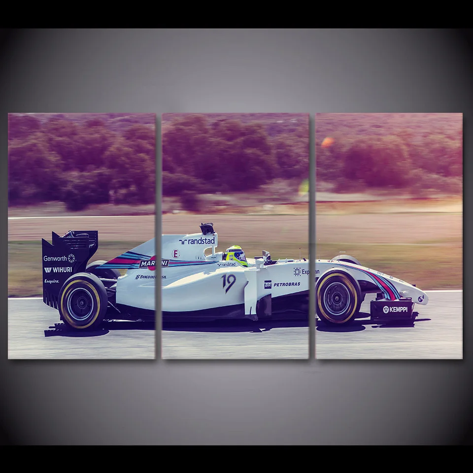 3 Piece Sports Car Racing Canvas Painting Picture HD Print Painting