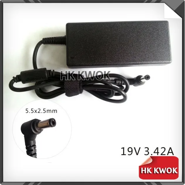 Зарядное устройство для ноутбука Toshiba 19V 3.42A 5,5*2,5 мм адаптер переменного тока для ноутбука lenovo/Asus/BenQ/acer/Asus блок питания для ноутбука