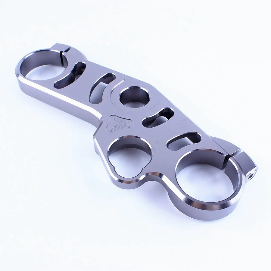 

For Suzuki GSXR600/750 06-09 GSXR1000 07-08 Front Upper Triple Tree Top Clamp With Gray Motrocycle Part
