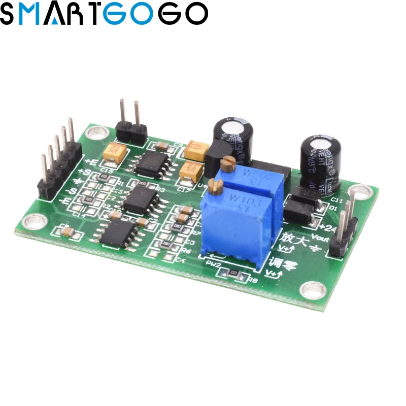 

DC Microvolt/ Milivolt Voltage decodificador Amplifier Board AD620 Signal diy amplifier kit Adjustable MP3 module